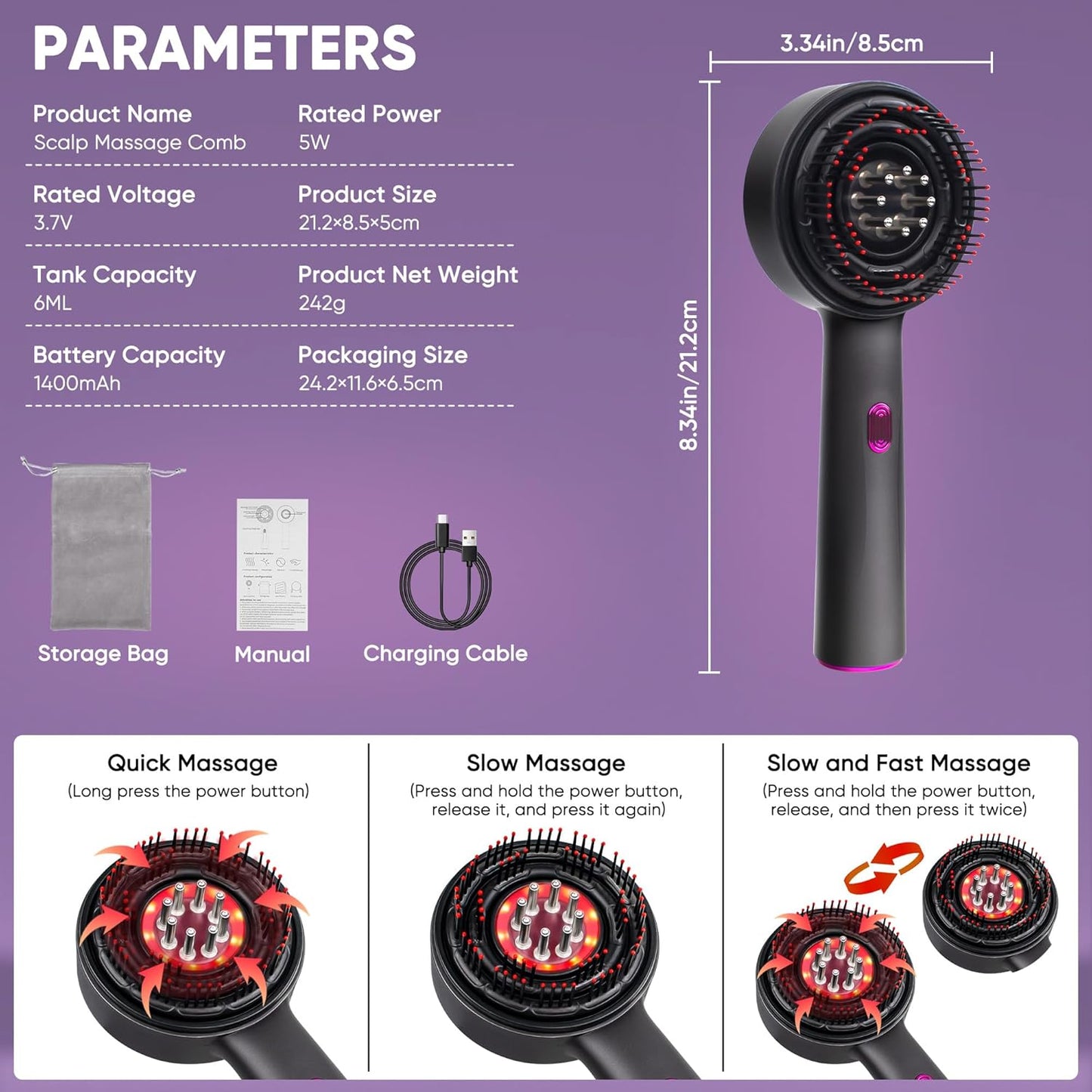 Lunira Beauty™ Scalp Massager Brush